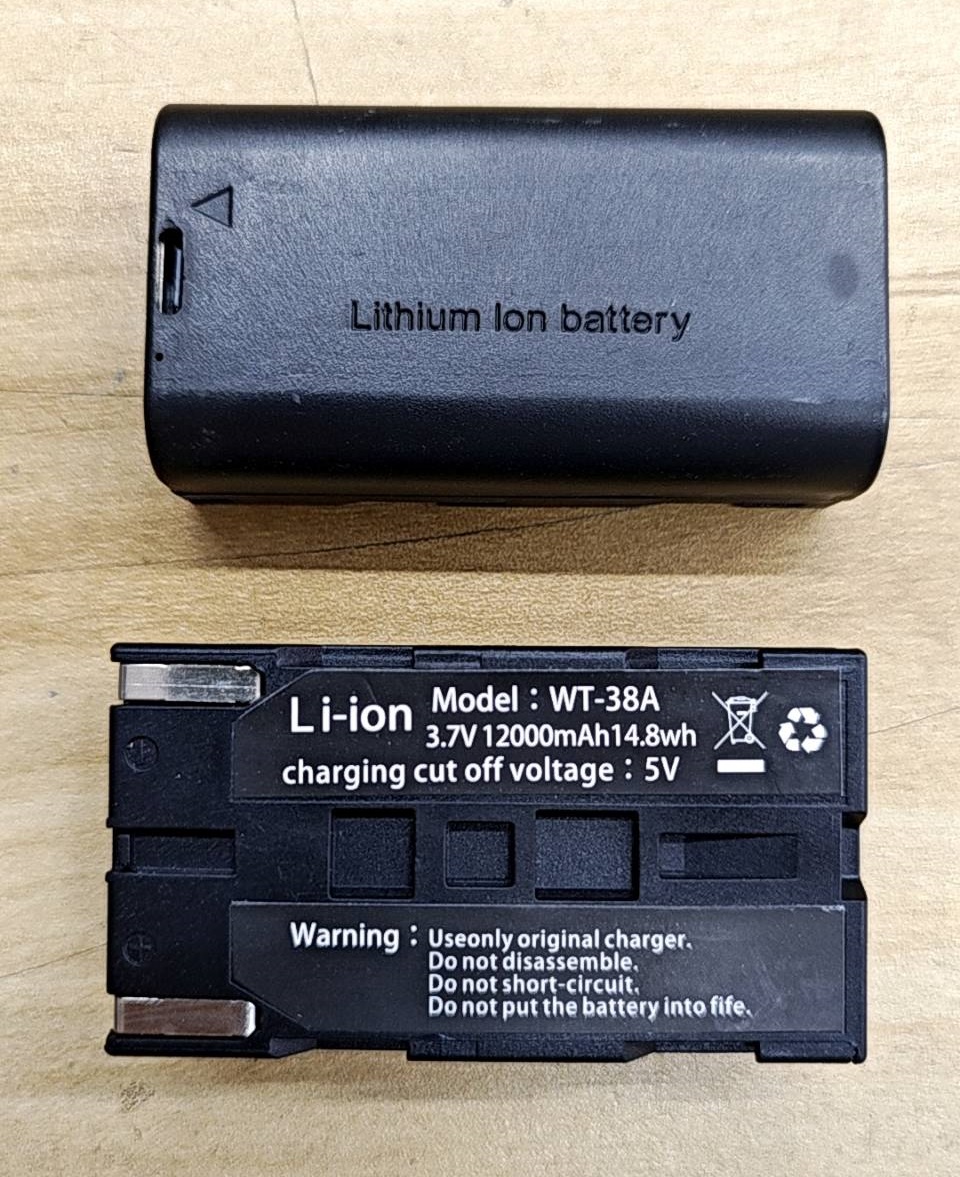 แบตเตอรี่ สำหรับเลเซอร์16เส้น WT-38A