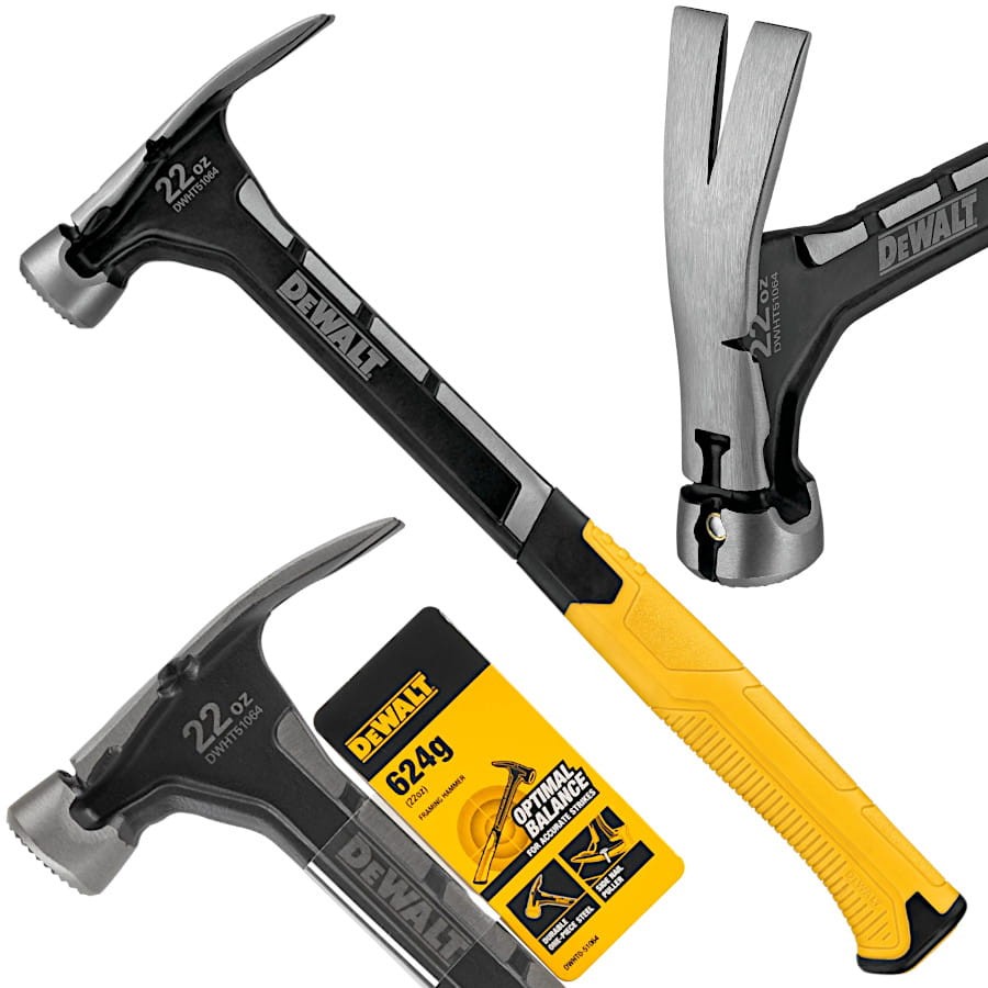 ค้อนหงอนตรง Velocity DeWALT แบบไม่มีประกายไฟ 22Oz DWHT0-51064 DEWALT