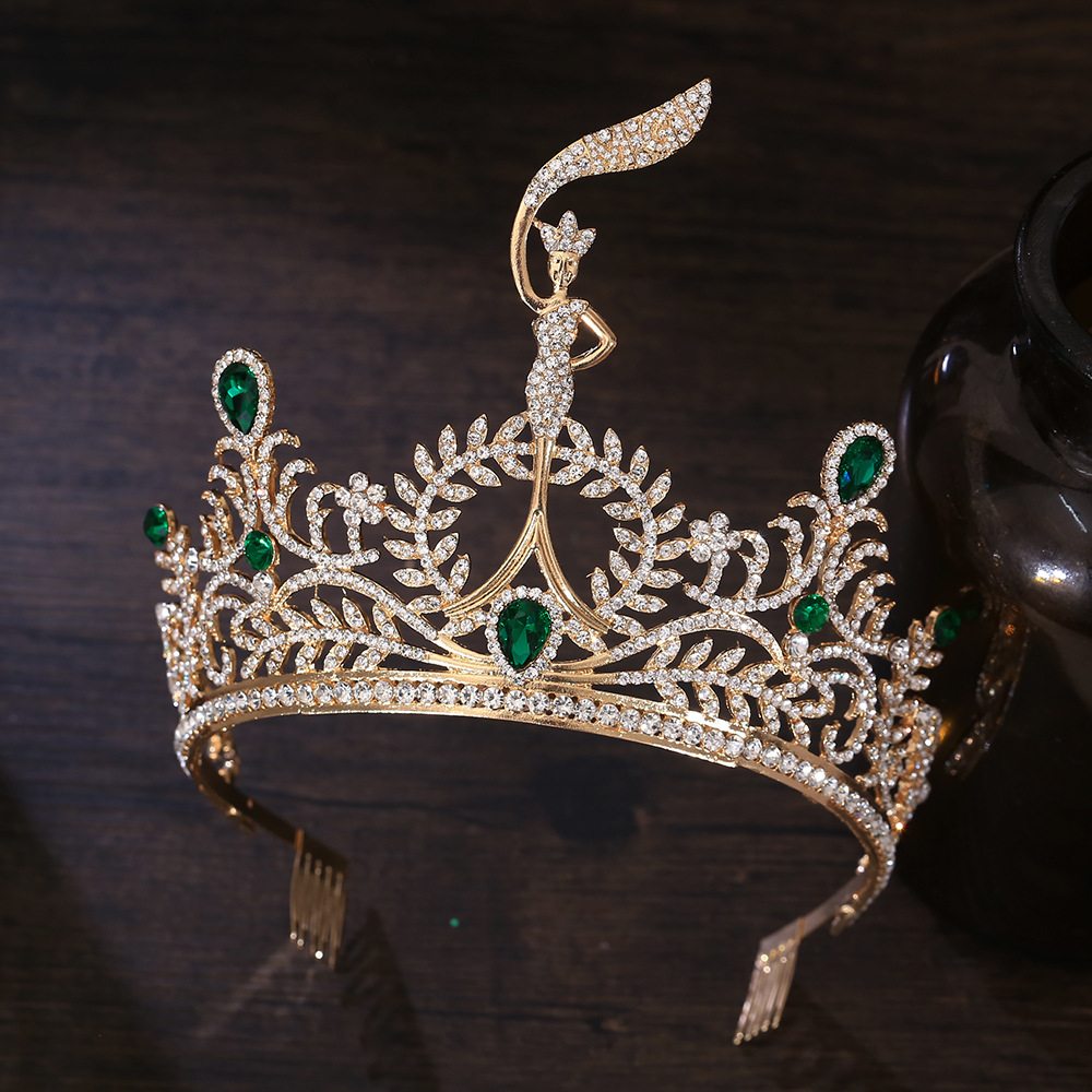 (พร้อมส่ง) เทียร่า 426 มงกุฎเพชรมิสแกรนด์ ครึ่งหัว งานสวย ปราณีต QCเพชรทุกเม็ด สินค้าพร้อมส่งจากไทย