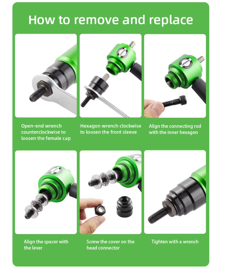 หัวยิงรีเวทนัท แบบต่อสว่าน KN-HT020 KONY