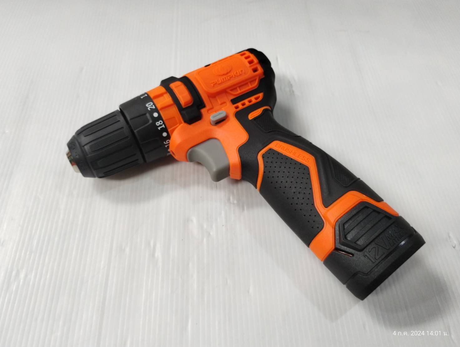 สว่านกระแทก12v รุ่น J-10MDCB-202K PUMPKIN 50210