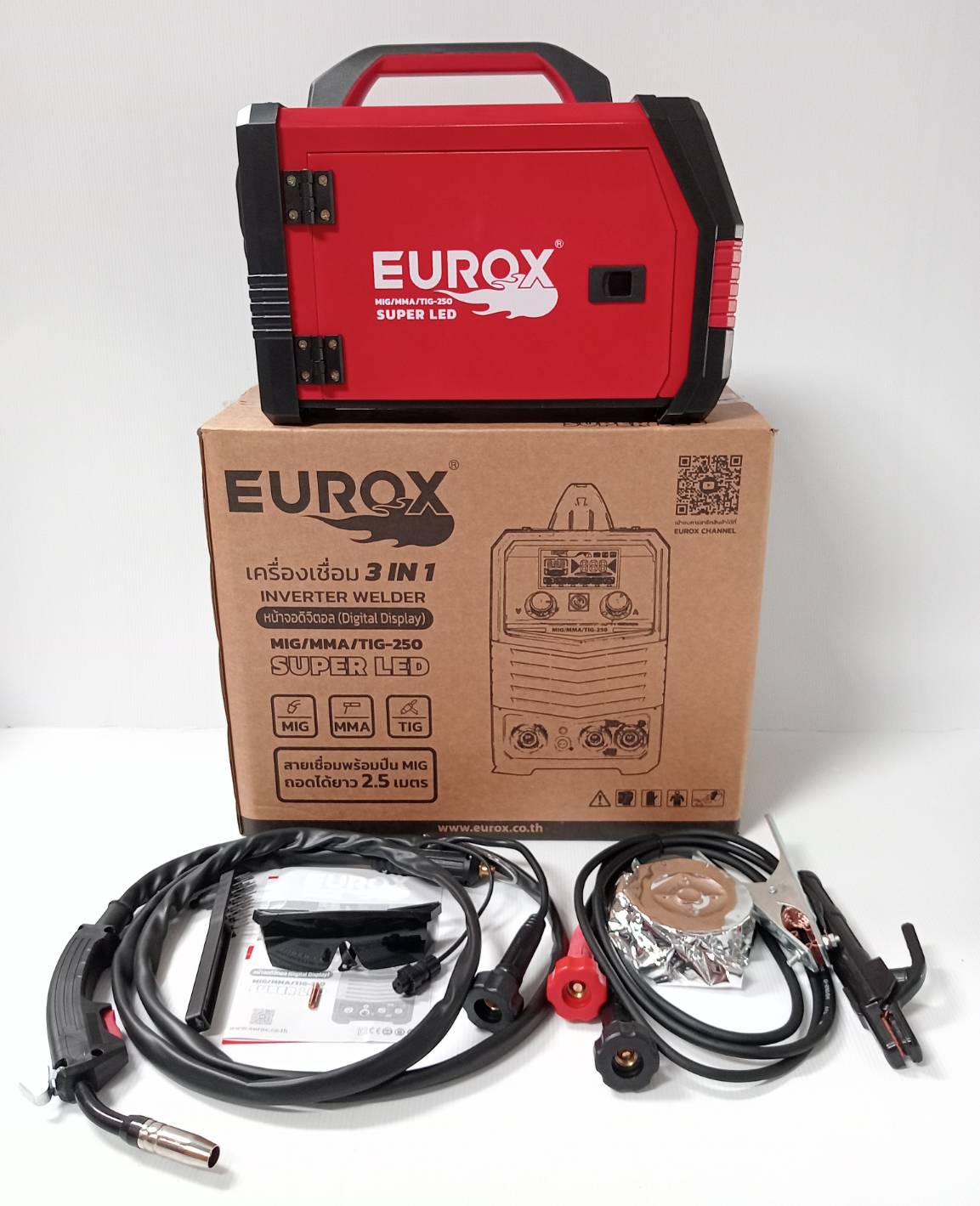 ตู้เชื่อม3ระบบ MIG/MMA/TIG-250 EUROX
