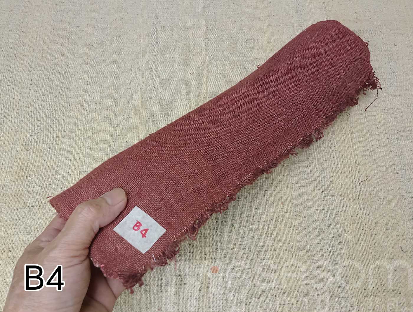 ผ้าใยกัญชงทอมือย้อมสี