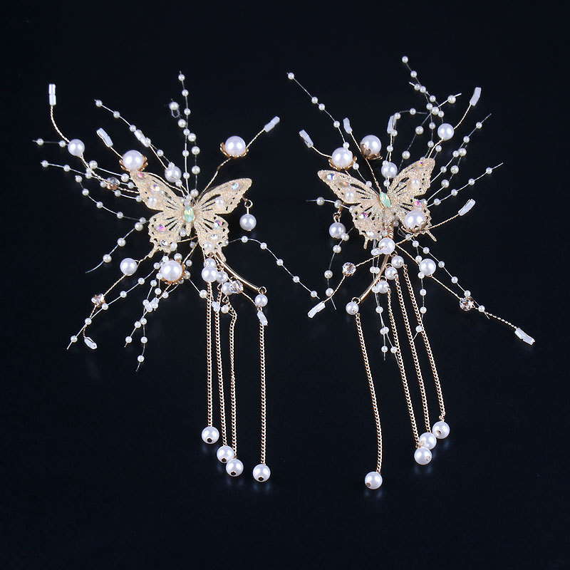 (พร้อมส่ง) Ear Cuff 005 จรหู จอนหู ผีเสื้อ ได้ทั้งคู่ เกี่ยวใบหู ใส่สวยๆ สวยงาม ทำจากโลหะสีทอง