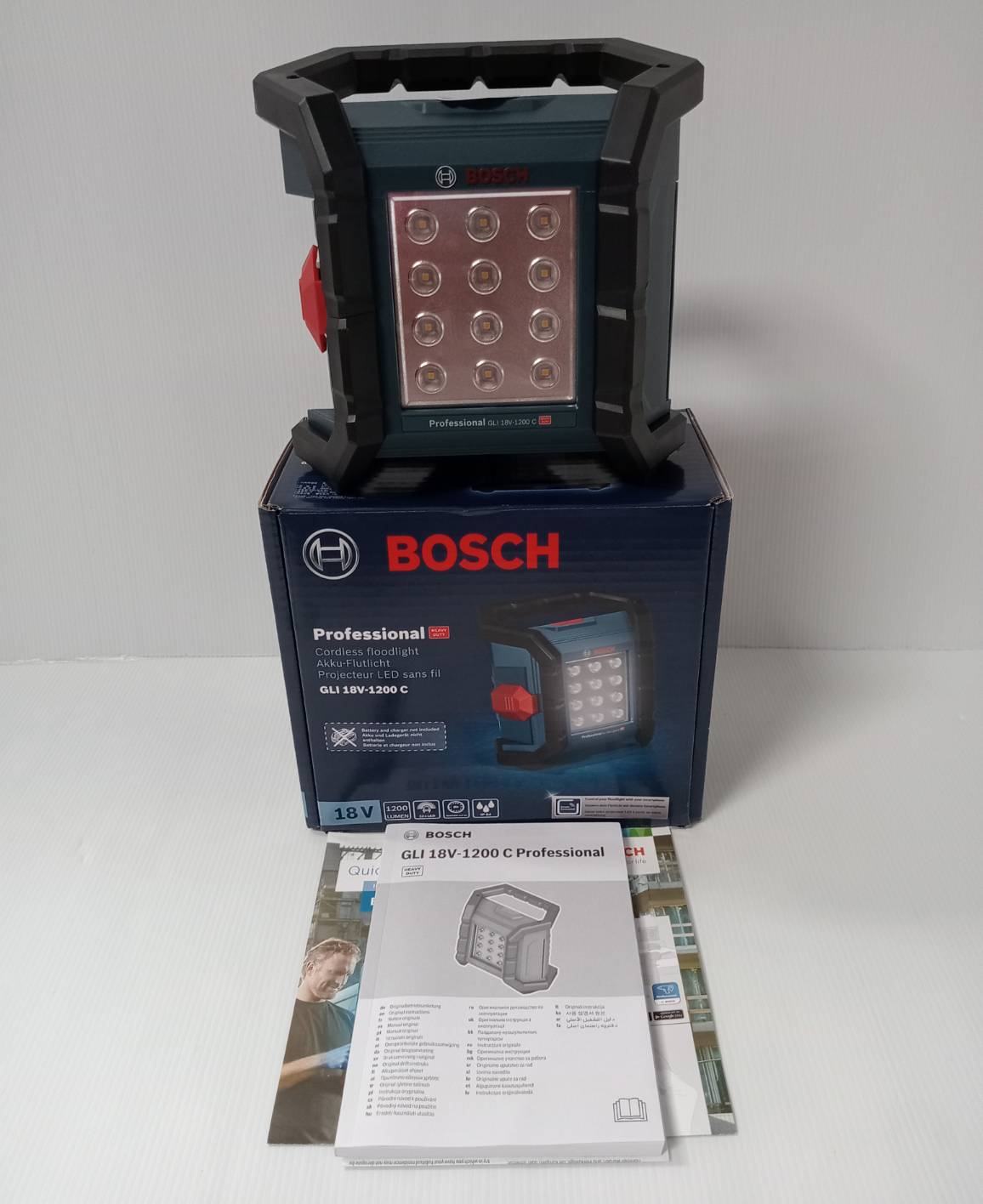 ไฟฉายไร้สาย GLI18V-1200C BOSCH Solo