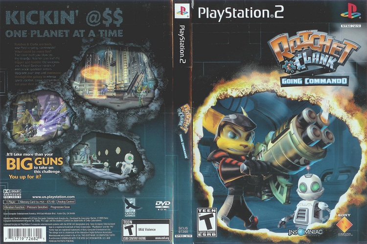 RATCHET & CLANK GOING COMMANDO [US : DVD5 1 Disc]