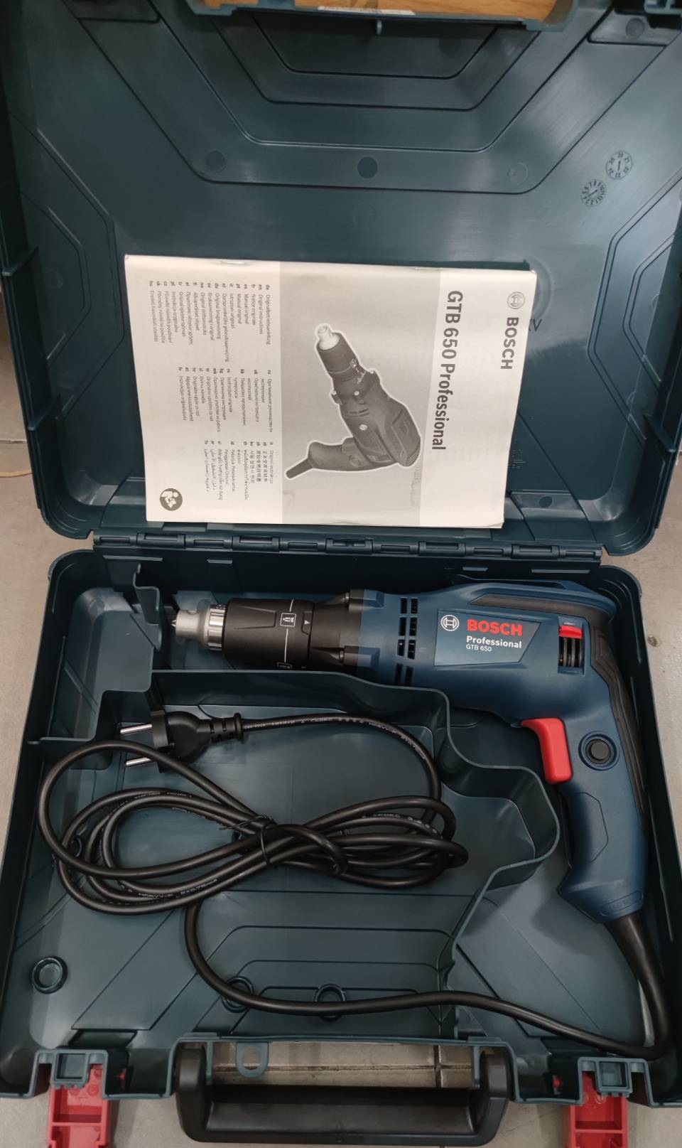 ไขควงสำหรับผนังยิปซัม GTB650 BOSCH