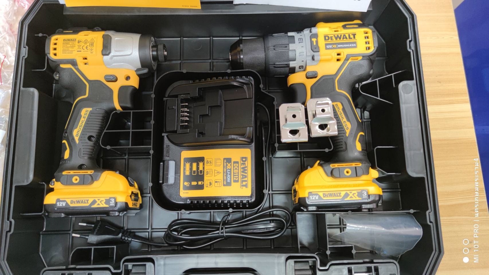 ชุดสว่านคอมโบ้12V DCK2111L2T DEWALT