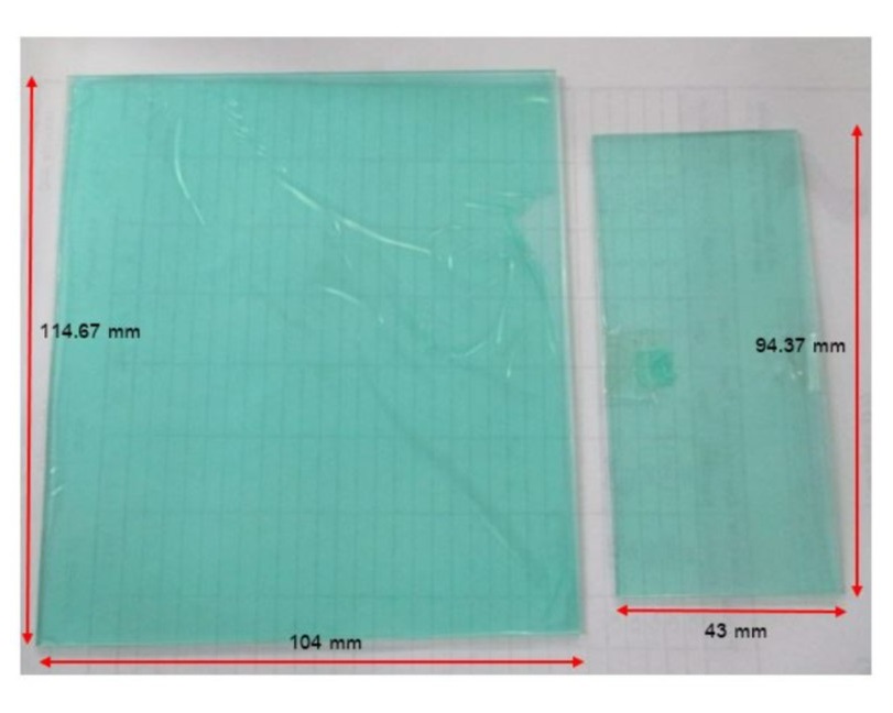 อะไหล่แผ่น PC ใส ขนาด 114 มม. x 100 มม. สำหรับหน้ากาก ZN400S ZINSANO