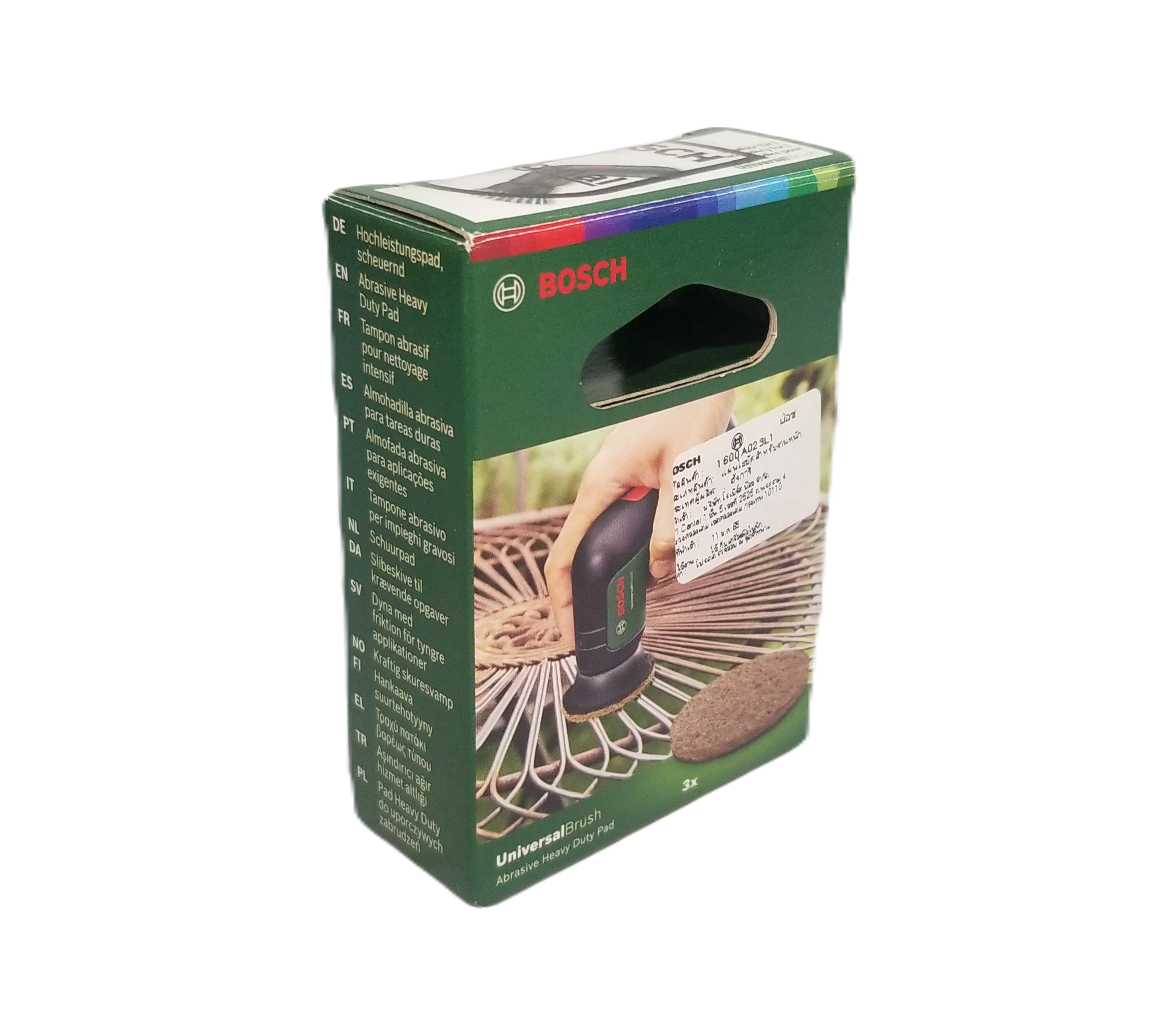 แผ่นใยขัดสำหรับคราบฝั่งแน่น สำหรับเครื่องขัดอเนกประสงค์ 3.6V Universal Brush BOSCH