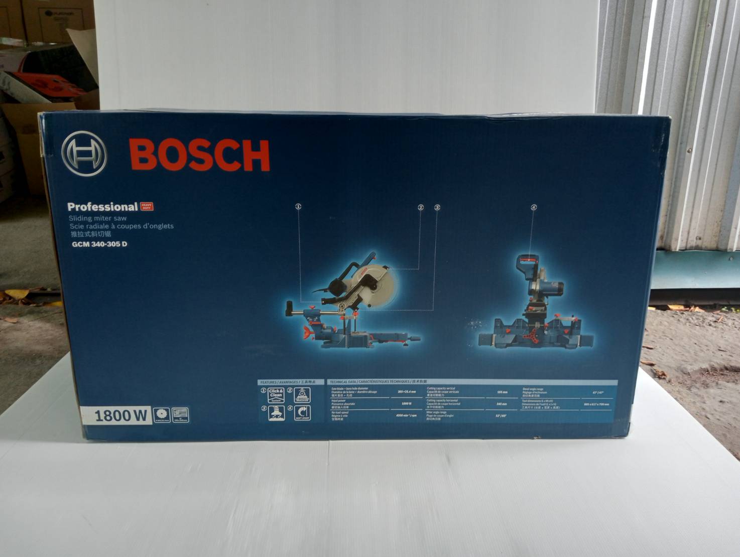 แท่นตัดองศา12" GCM340-305D BOSCH