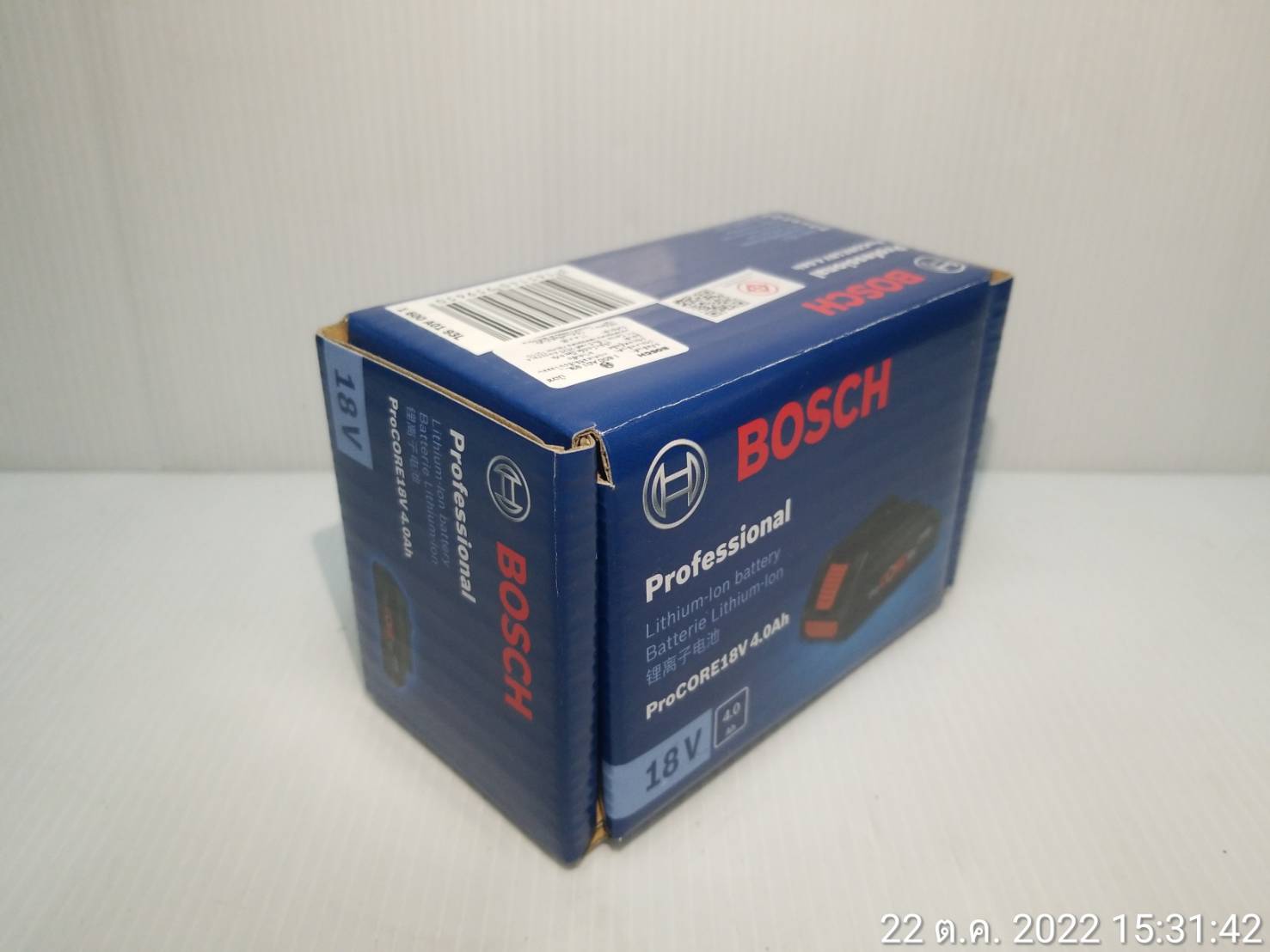 แบตเตอรี่ 18V / 4.0Ah ProCore BOSCH #1600A028TU