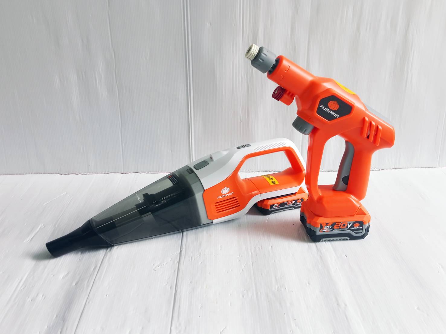 Combo ชุดดูดฝุ่น+เครื่องฉีดน้ำแรงดันสูง20V INF-HVCWG-422CK-X20 PUMPKIN 50393