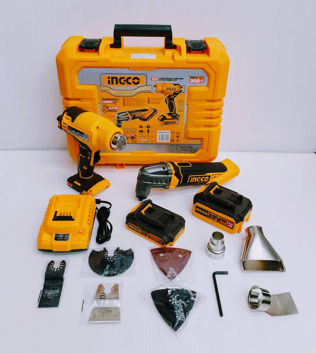 คอมโบ้เป่าลมร้อน+มัลติทูล COSLI230703 INGCO