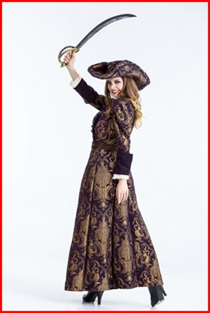 ชุดโจรสลัด Caribbean Queen Pirate