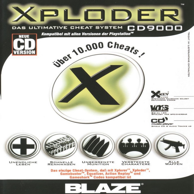 CD ACTION REPLAY XPLODER CD9000 V.4.0 [CD 1 Disc]