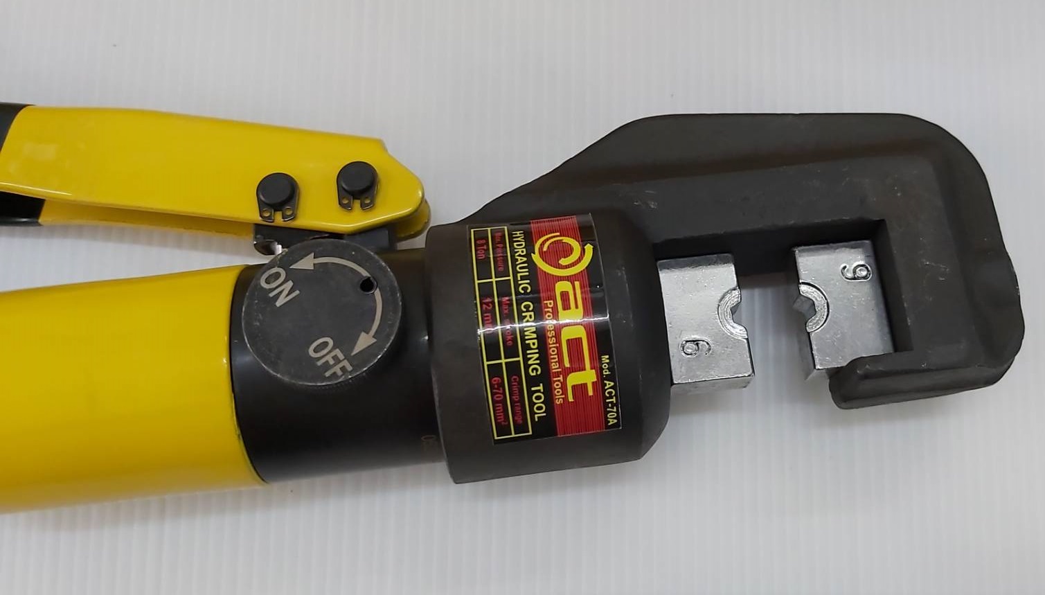 ACT คีมย้ำหางปลาไฮดรอลิค 4-70mm² ACT-70A