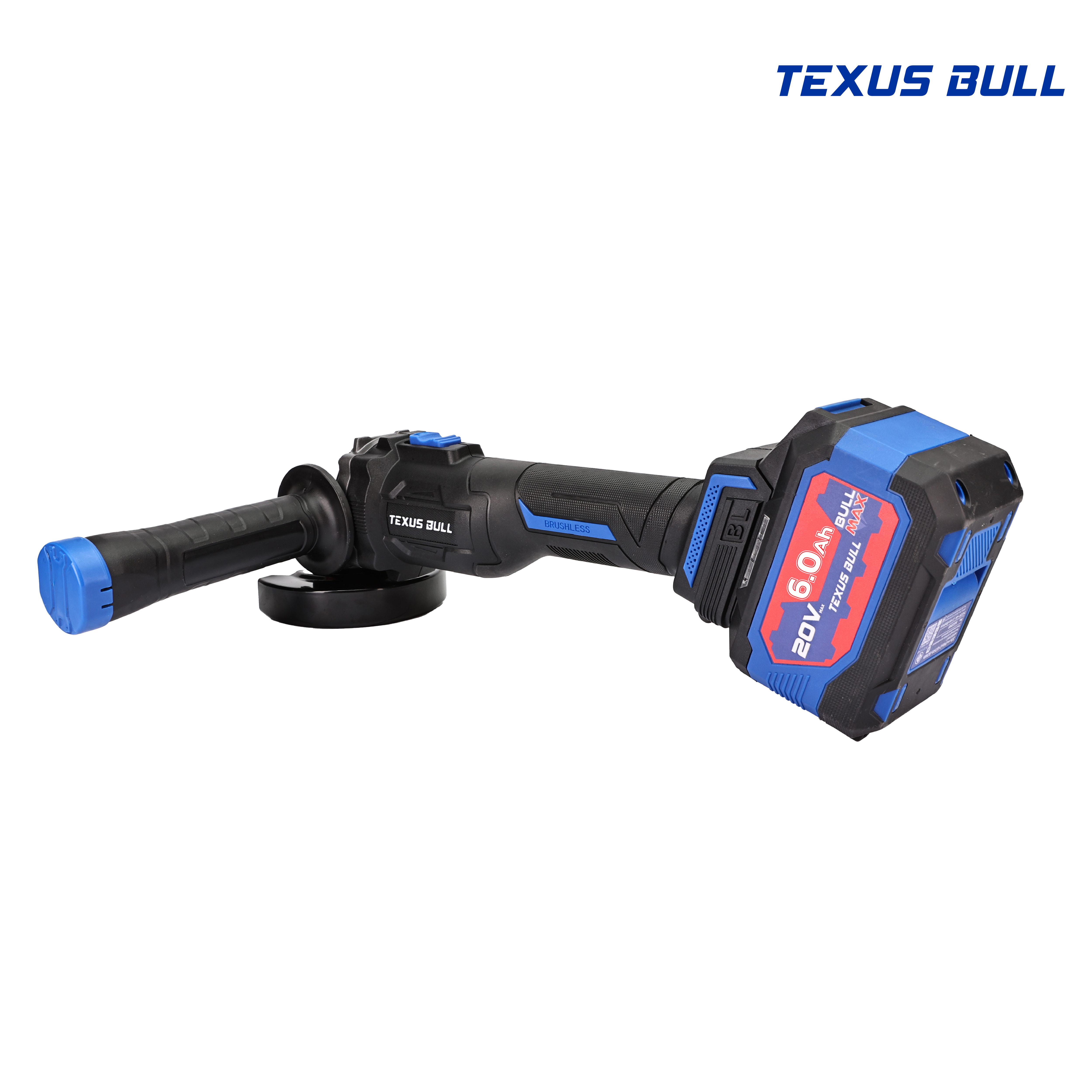 TEXUS BULL เครื่องเจียรมือไร้สาย 4นิ้ว 20V TX-9811 (ครบชุดพร้อมแบต 6.0 Ah)