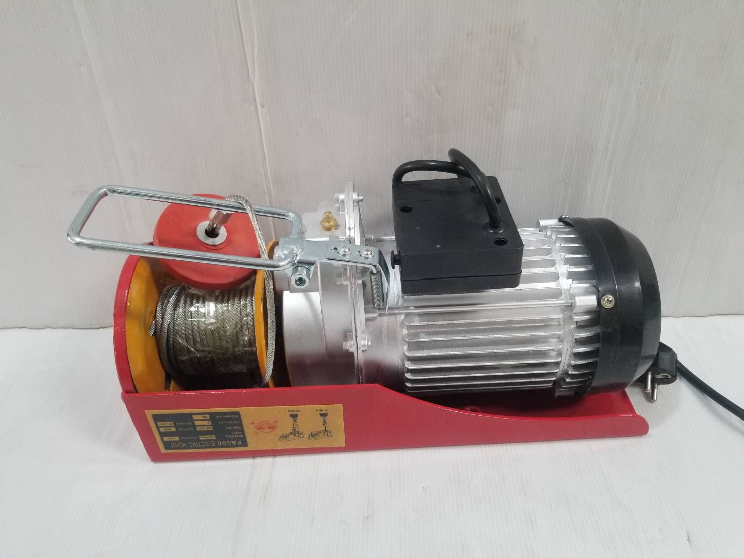 รอกสลิงไฟฟ้าขนาดเล็ก PA500-E DOUBLE ELEPHANT