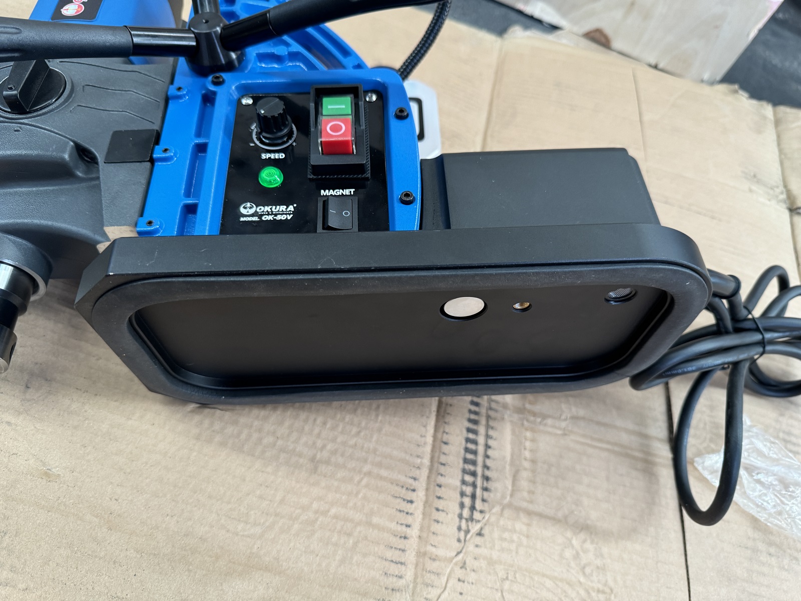 สว่านแท่น ฐานสูญญากาศ OK-50V OKURA