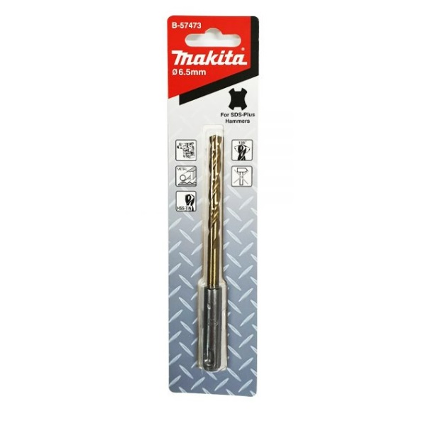 ดอกเจาะเหล็ก HSS-TIN 6.5x131mm.MAKITA SDS-Plus