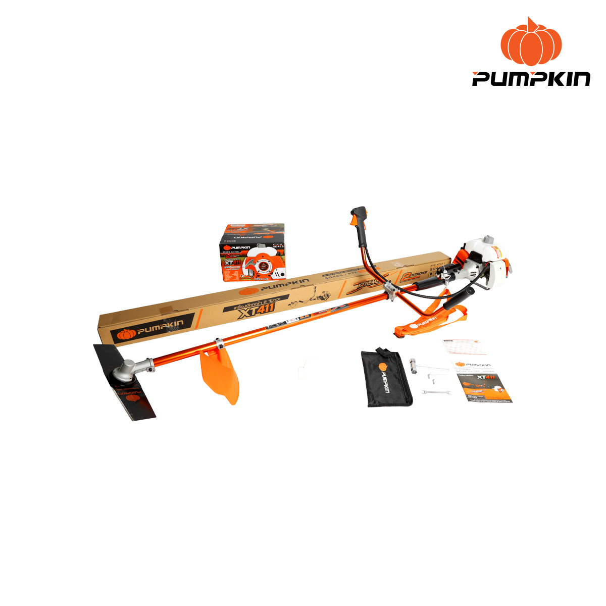 เครื่องตัดหญ้า 2 จังหวะ PTT-XT411 PUMPKIN XTREME 50465
