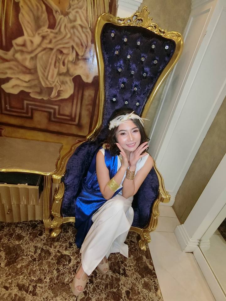 ชุดโรมัน / ชุดกรีกหญิง / ชุดเทพเจ้า / ชุดเทพีไกอา เทพีแห่งโลก