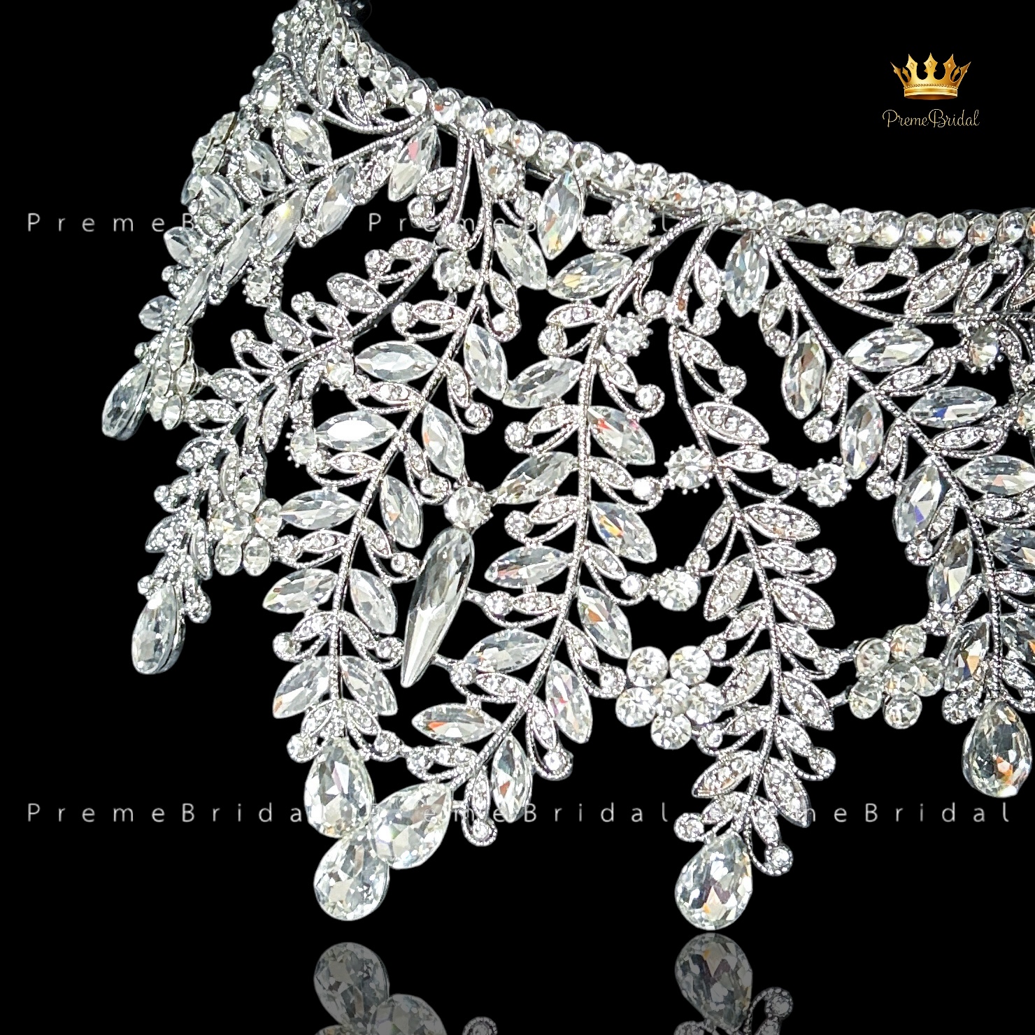 (พร้อมส่งจากไทย) มงกุฏ 132 สีเงิน ขนาดใหญ่ไซส์นางงาม งานสวย รุ่นฐานกลม ส่งด่วน ส่งจาก จ.อุบลราชธานี