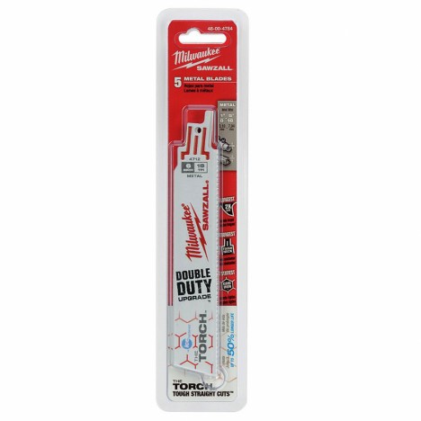 ใบเซเบอร์ 6" 48-00-4784 Milwaukee (5ใบ/แพค)