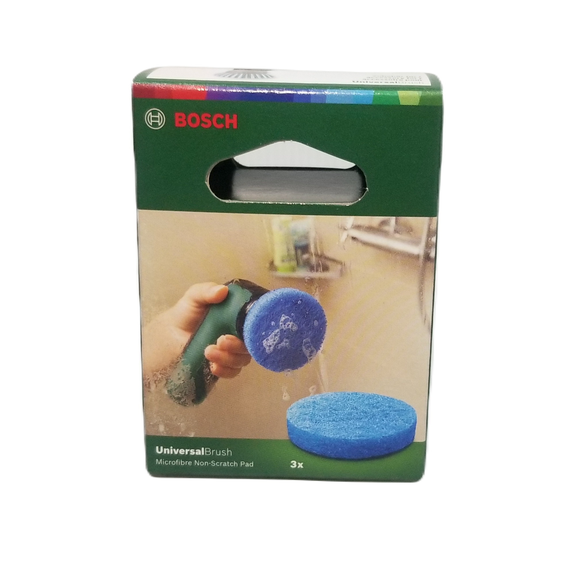 แผ่นใยขัดไมโครไฟเบอร์แบบไร้รอย สำหรับเครื่องขัดอเนกประสงค์ 3.6V Universal Brush BOSCH