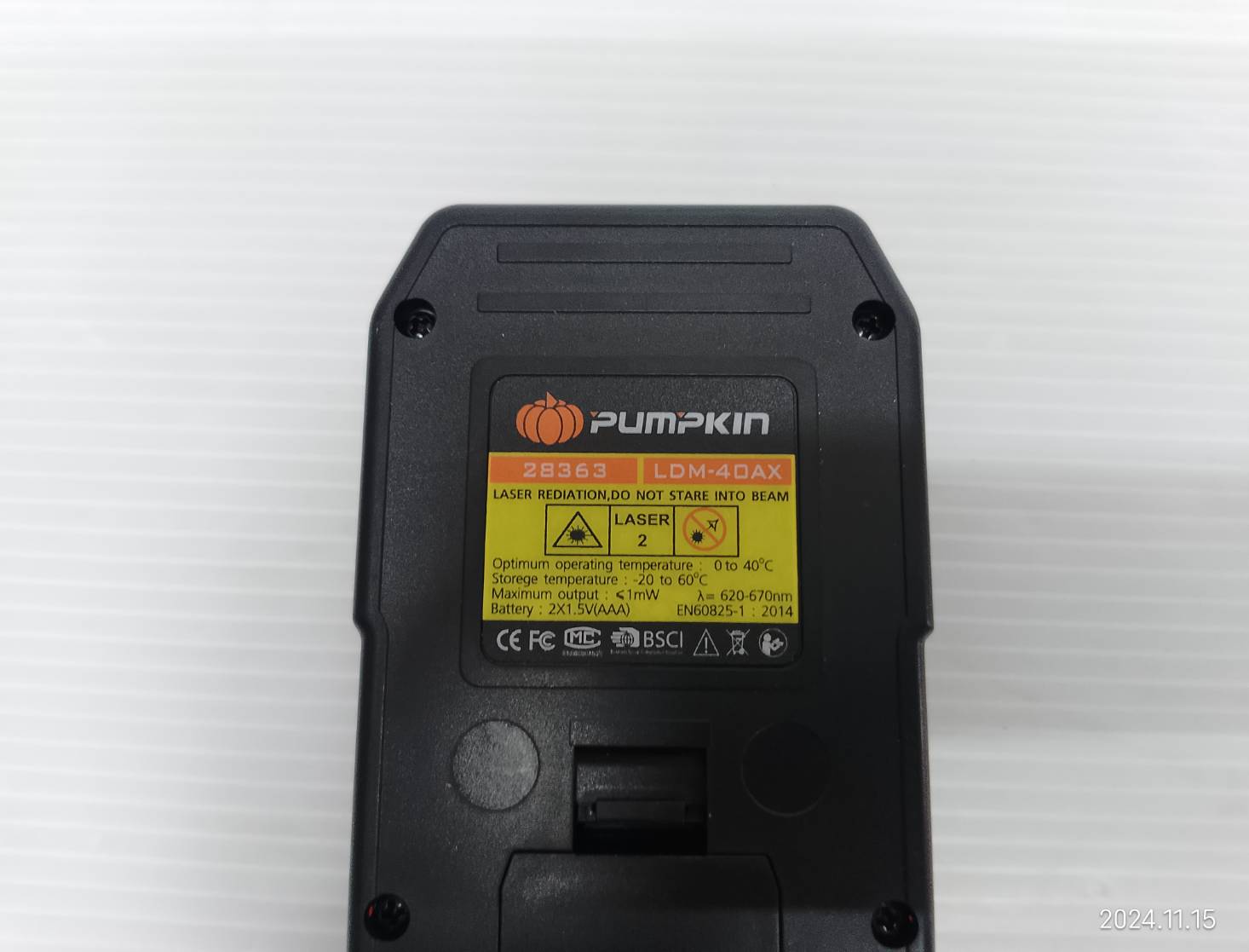 เลเซอร์วัดระยะ40ม. LDM-40AX PUMPKIN