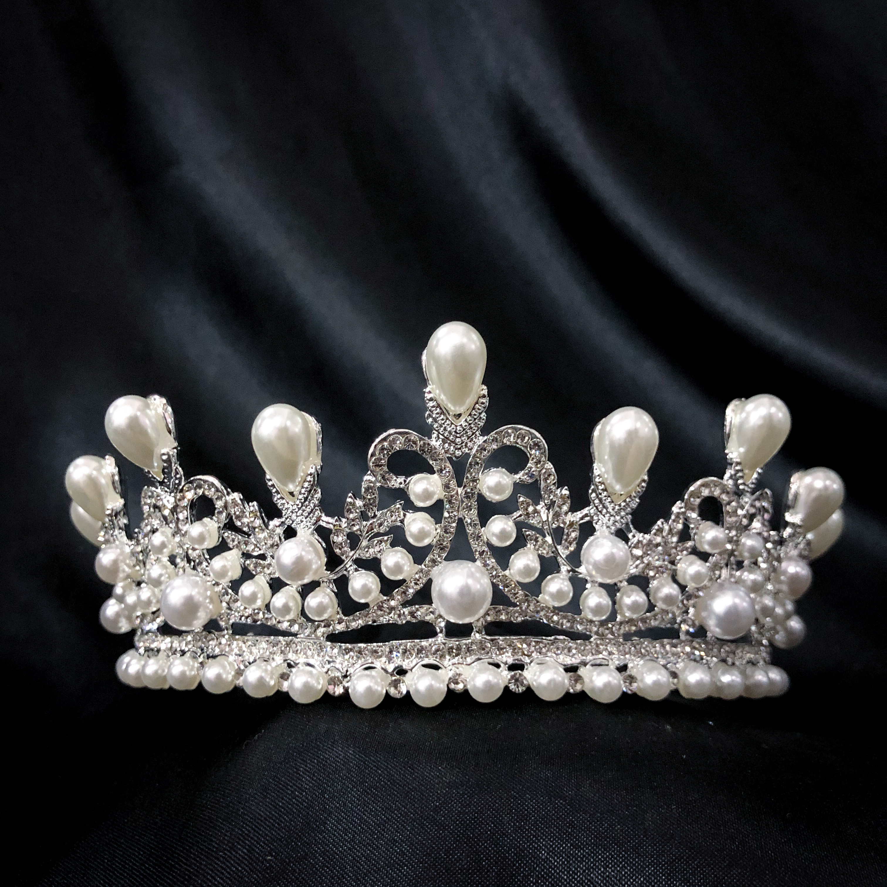 (พร้อมส่ง) เทียร่า 279 มงกุฎนางงาม มงกุฎเจ้าหญิง งานสวย ปราณีต QCเพชรทุกเม็ด สินค้าพร้อมส่งจากไทย