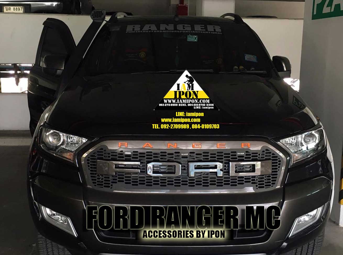 HEADLAMP COVER FORD RANGER MC WILDTRAK 2015 ครอบไฟหน้าวายแทรก ฟอร์ดเรนเจอร์เอ็มซี 2015