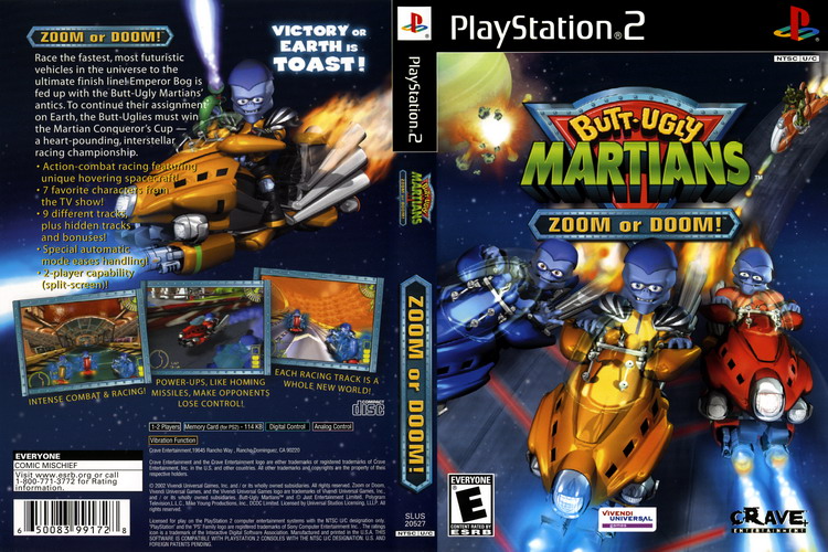 BUTT-UGLY MARTIANS ZOOM OR DOOM [US : CD 1 Disc]