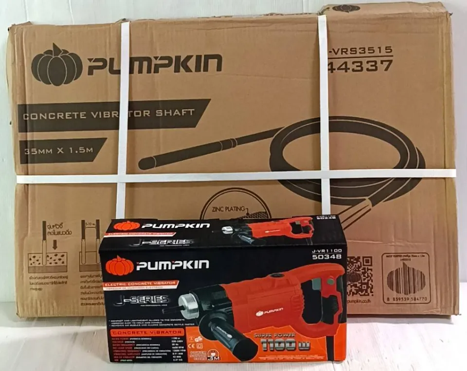 เครื่องจี้ปูนไฟฟ้า J-VR1100 PUMPKIN พร้อมสาย35x1.5ม.