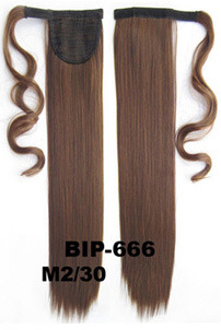 (พร้อมส่ง) วิกหางม้าแบบผูกมีปอยผมตรง ยาว 50 cm