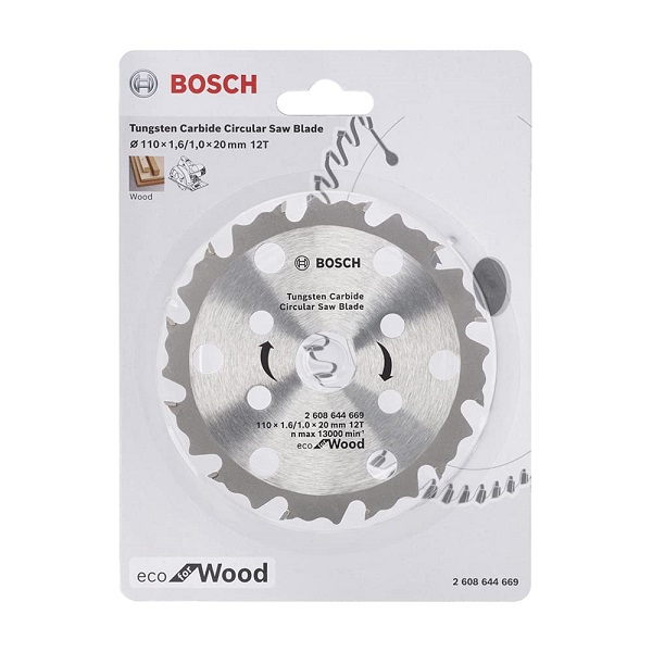 ใบเลื่อยวงเดือน4"x12T BOSCH 2608644669 ใบเลื่อยวงเดือนตัดไม้