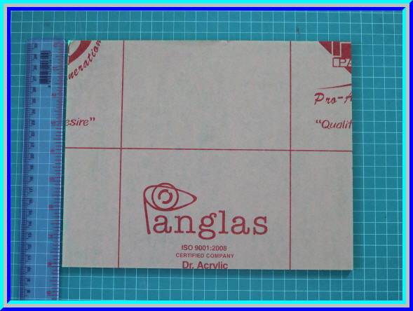 1x แผ่นอะคริลิคสีเขียวใส 8x10 นิ้ว หนา 3 มม (Acrylic Sheet)