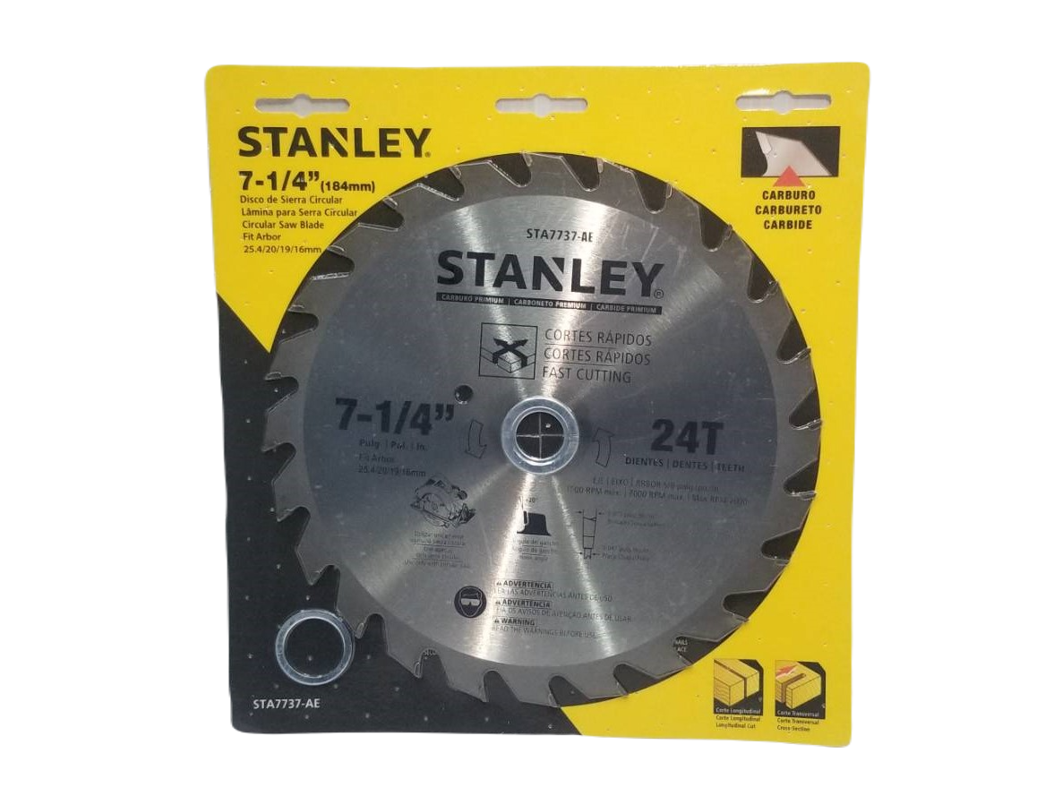 ใบเลื่อยวงเดือน7" STA7737-AE STANLEY