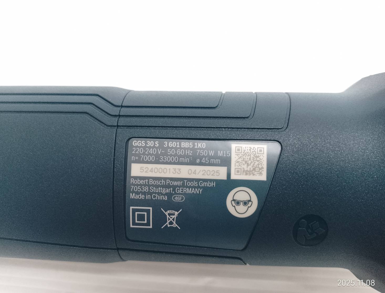 หินเจียรคอตรง GGS30S BOSCH