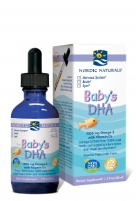 ผลิตภัณฑ์อาหารเสริม Nordic Naturals Baby's DHA with Vitamin D3 60ml