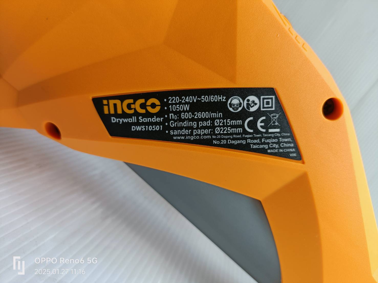 เครื่องขัดผนัง9" DWS10501 INGCO