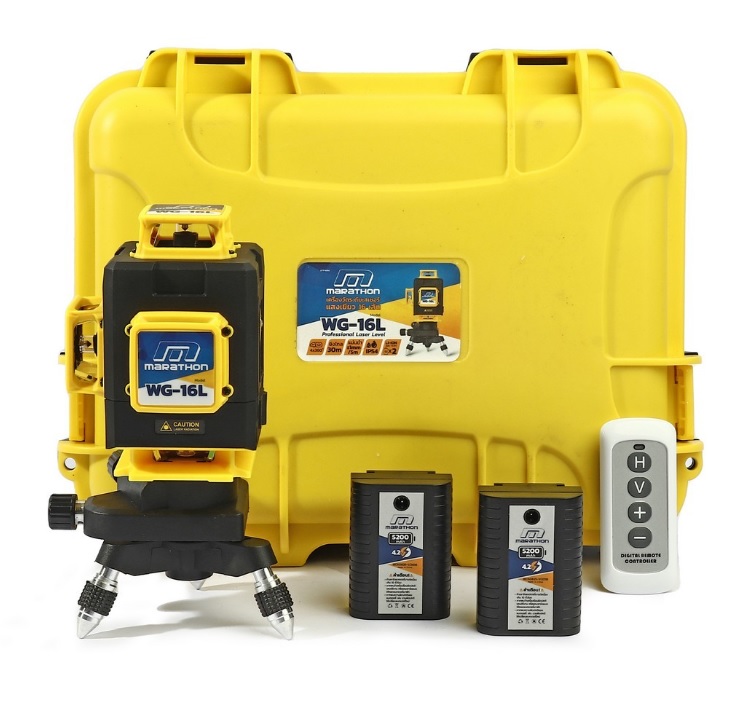 MARATHON WG-16L เครื่องวัดระดับเลเซอร์ แสงสีเขียว 16 เส้น (รวมขาตั้ง)