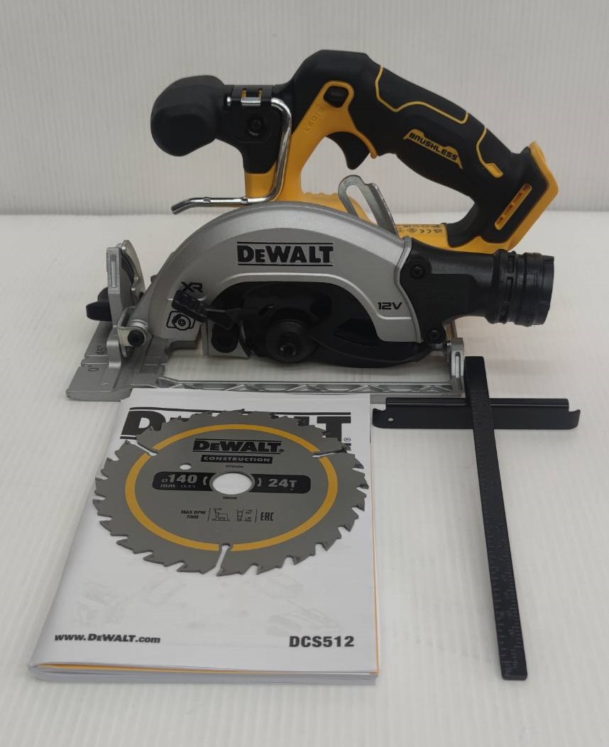 เลื่อยวงเดือนไร้สาย 5.5 นิ้ว (140 มม.) 12V DCS512N BL (ตัวเปล่า) DEWALT