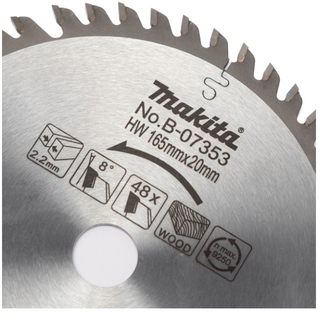 ใบเลื่อย6"x48T (ไม้) สำหรับเครื่อง SP6000 MAKITA