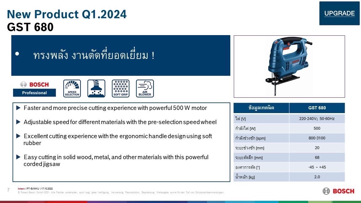 จิกซอ GST680 BOSCH