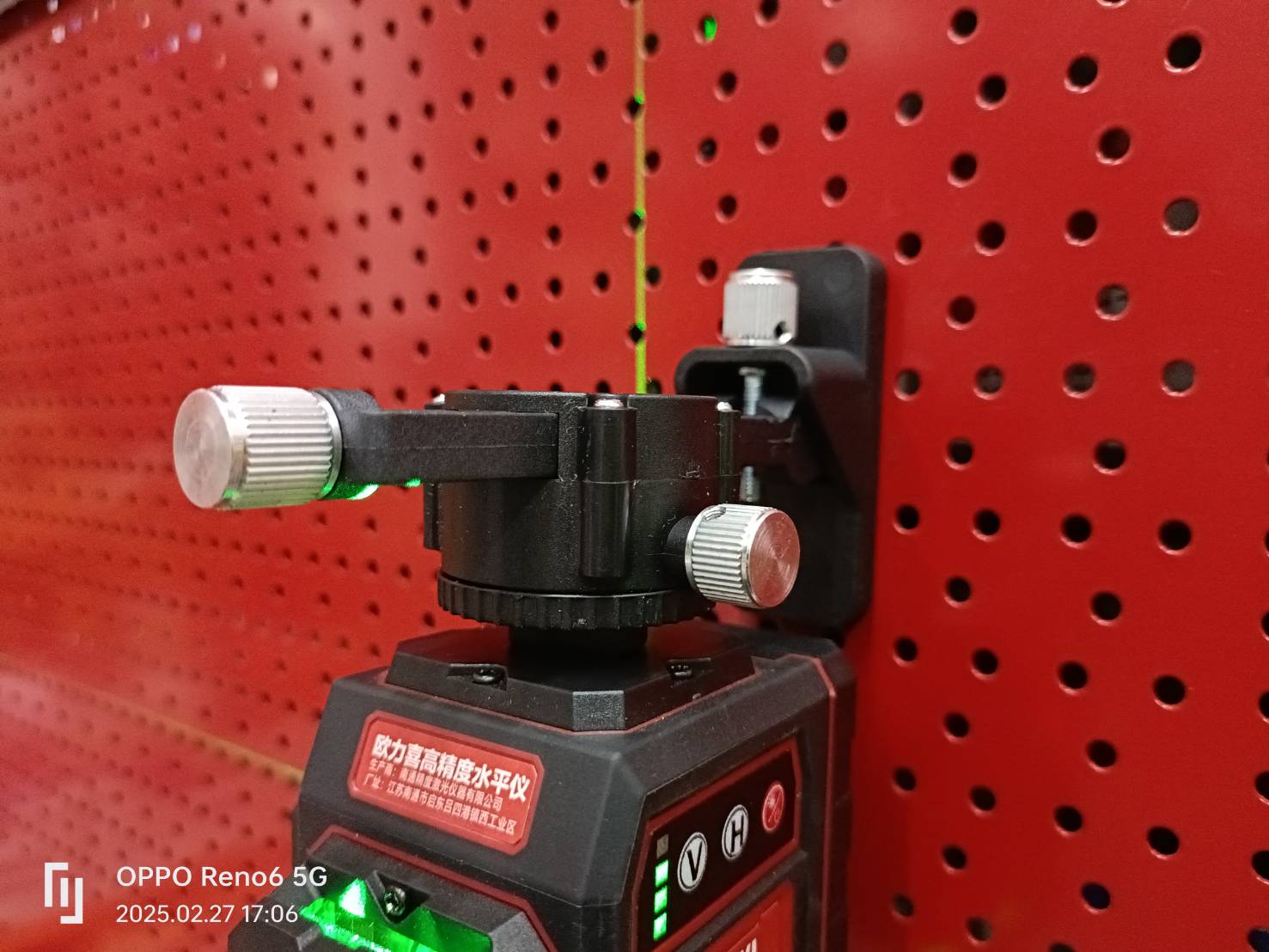 เลเซอร์12เส้น สีเขียว Mini 3D OULIXI