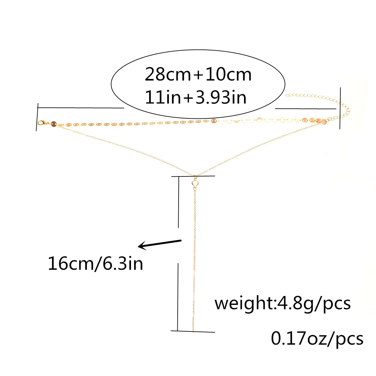 (พร้อมส่ง) โชคเกอร์ 009 สีเงิน