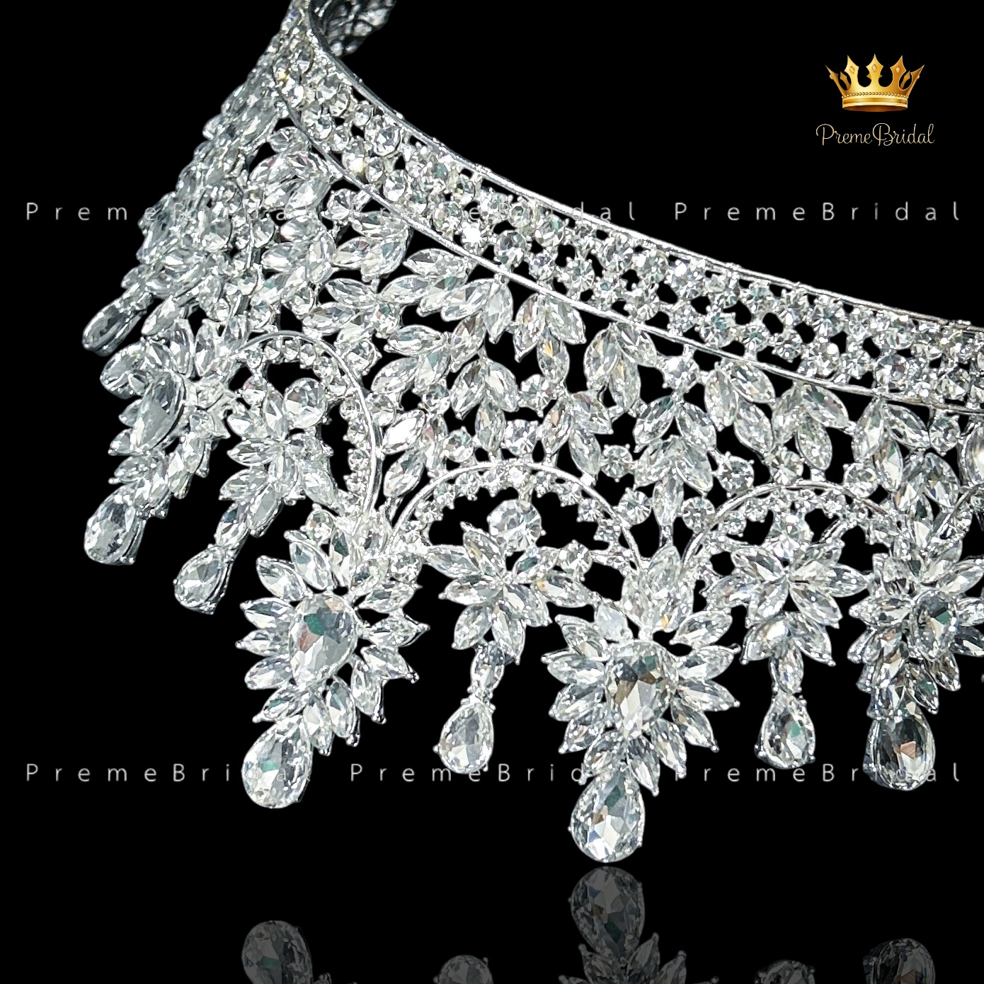 (พร้อมส่ง) เทียร่า 430 มงกุฎครึ่งหัว งานสวย ปราณีต QCเพชรทุกเม็ด สินค้าพร้อมส่งจากไทย