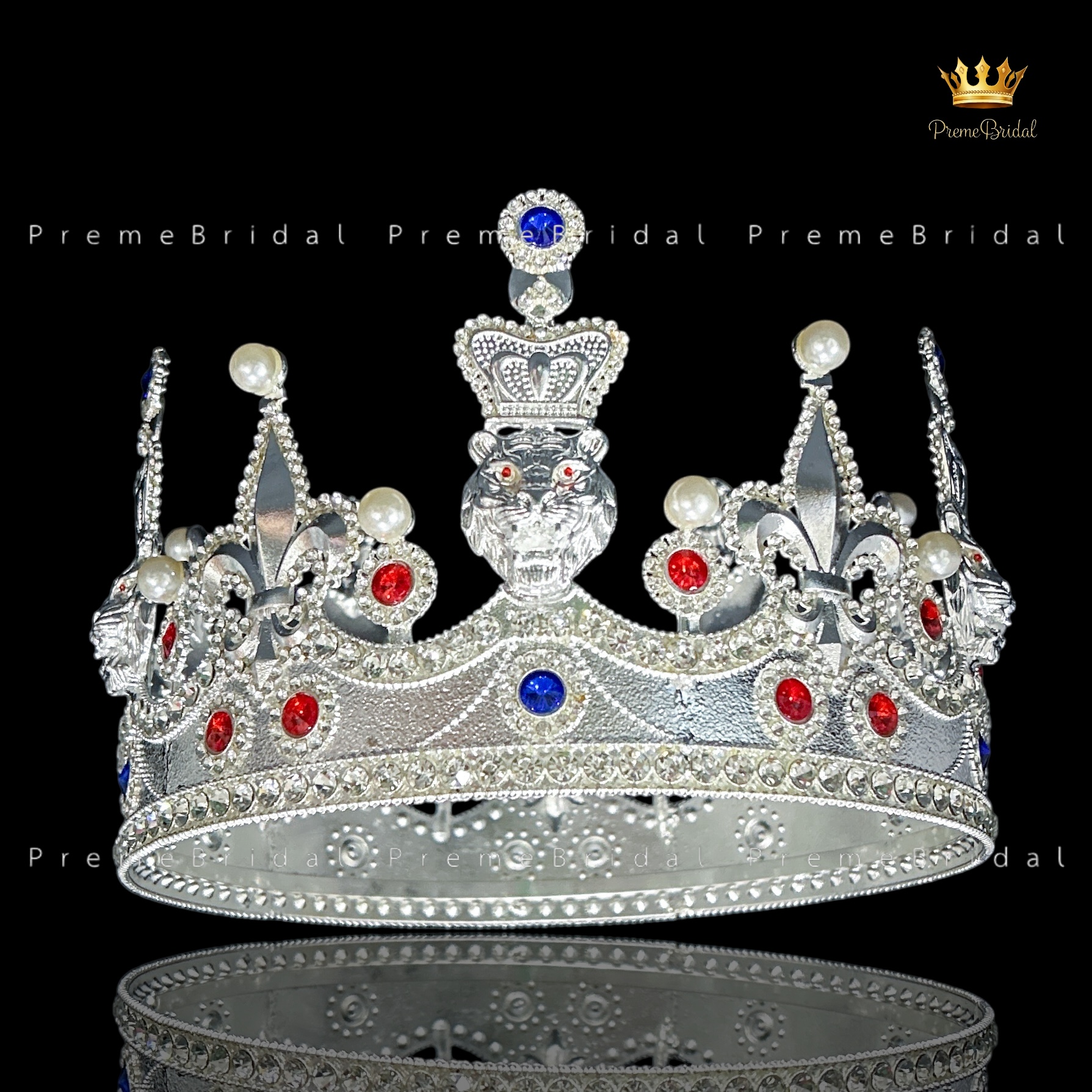 (พร้อมส่ง) มงกุฏผู้ชาย 107 สีเงิน งานเจ้าชาย งานพระราชา การประกวด สินค้าพร้อมส่ง ไม่ต้องรอนาน งานพรีเมี่ยม ส่งด่วนจาก จ.อุบลราชธานี